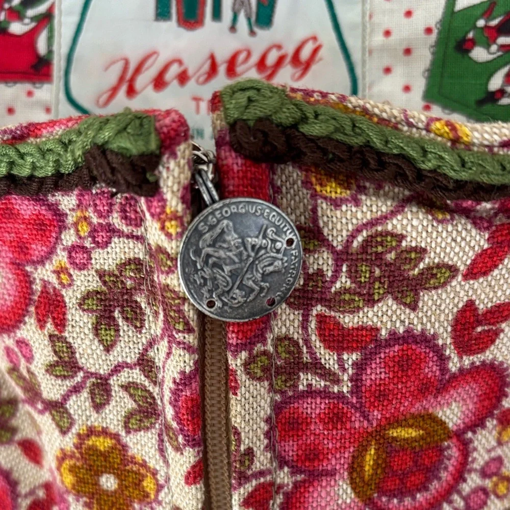 Lovely Vintage Dirndl Mini Dress - Picture 5 of 7